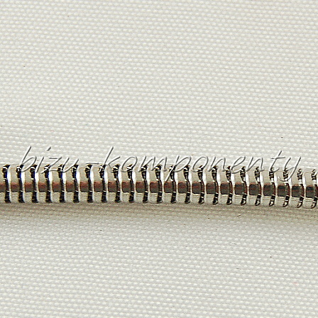 Silnější řetízek z oceli, ploché články 4x3mm, 47cm