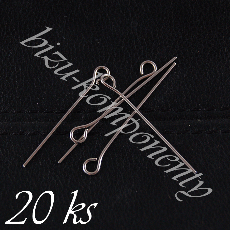 Ketlovací jehly z chirurgické oceli - 65mm - 20ks