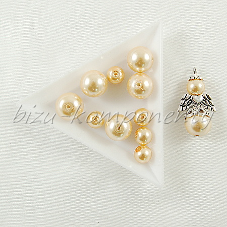 Sada na výrobu pěti jemně pastelových andílků