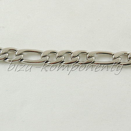 Plochý náramek , 22cm,  chirurgická ocel