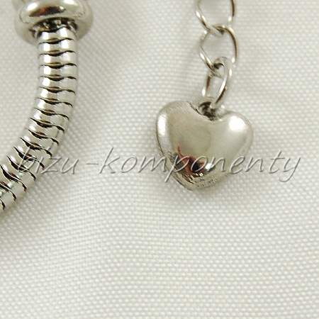 Silný náramek, 13cm+5cm chirurgická ocel