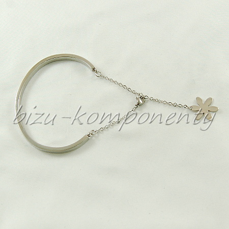 Náramek křížky chir. ocel, amer. zapínání, 20cm