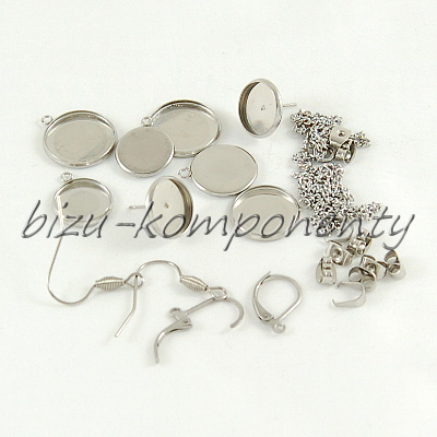 Skleněný kabošon odkvetlý kmín 4, 12mm