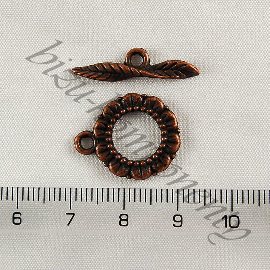 Americké zapínání květ měděné barvy