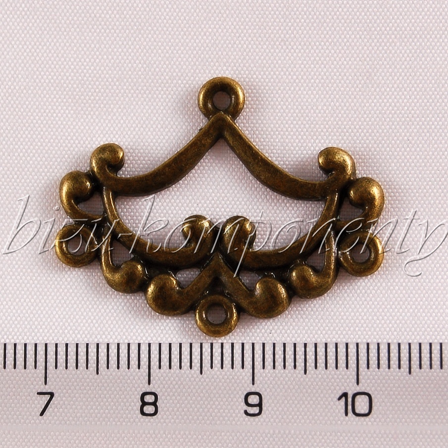 Barokní ramínko bronzové barvy