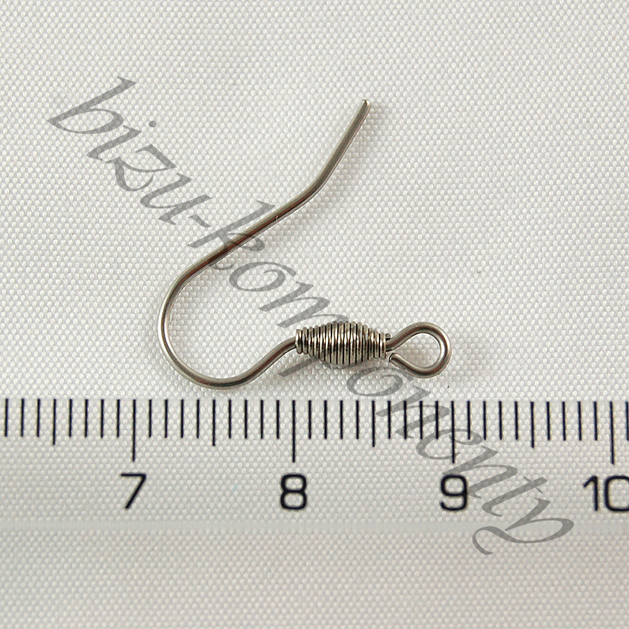 Náušnicové afroháčky  bP z oceli 10ks