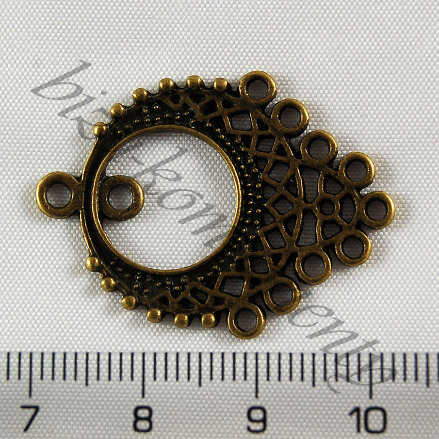 Paličkované ramínko bronzové barvy