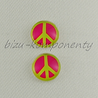 Kabošon peace, 12 mm