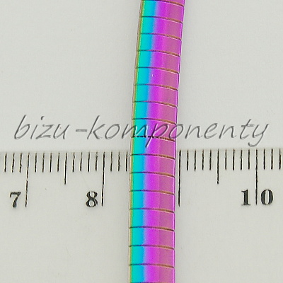 Náhrdelník 6 z chirurgické oceli 43cm, duhový