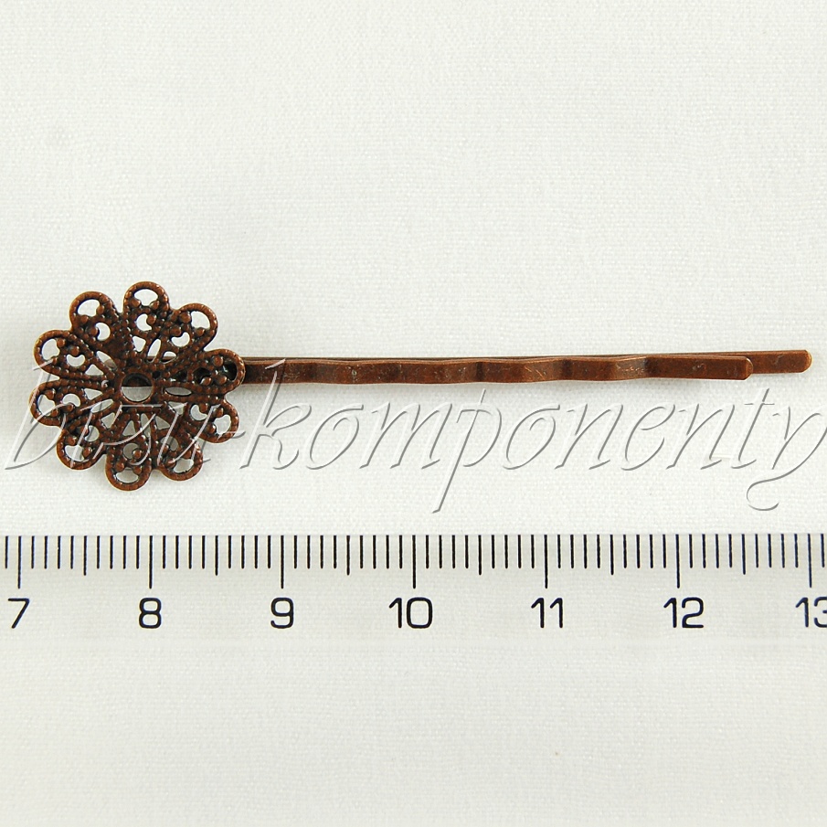 Kytičkové pírko v měděné barvě