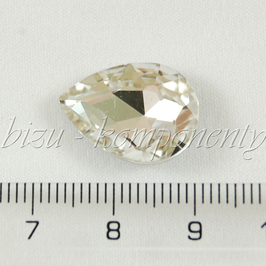 Skleněný kabošon kapka