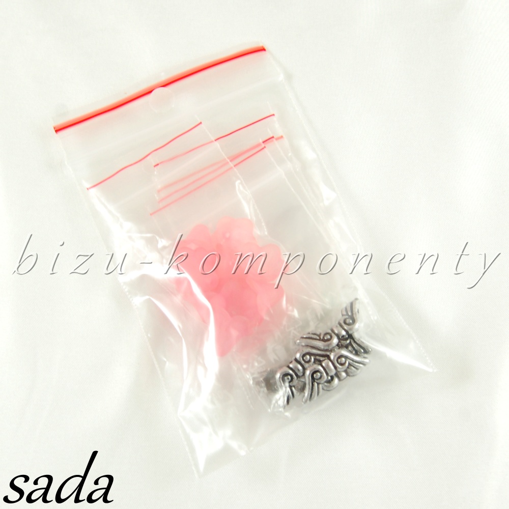 Sada na výrobu pěti menších světlounce růžových andílků (dvojitá sukýnka)