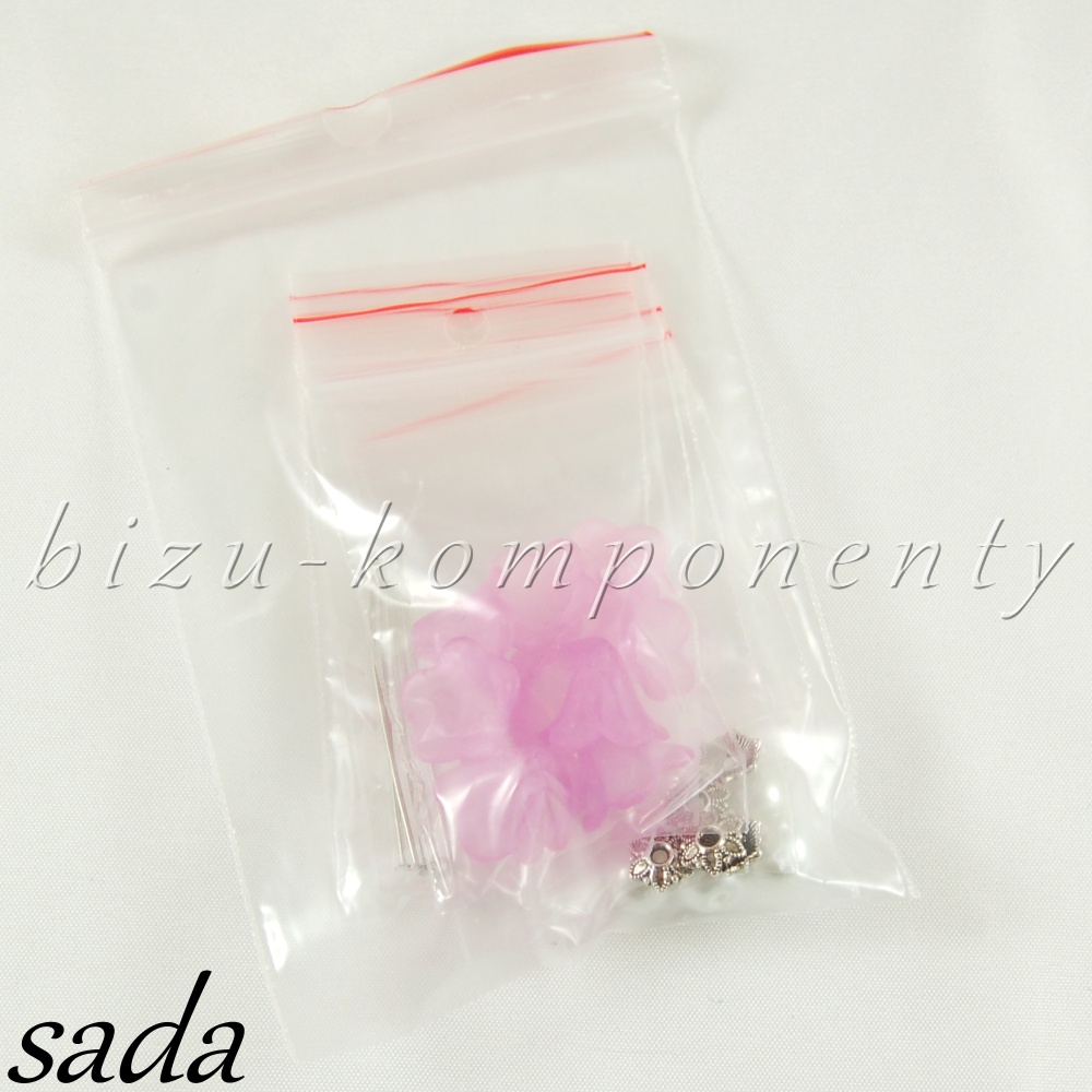 Sada na výrobu pěti menších světle fialových andílků (dvojitá sukýnka)