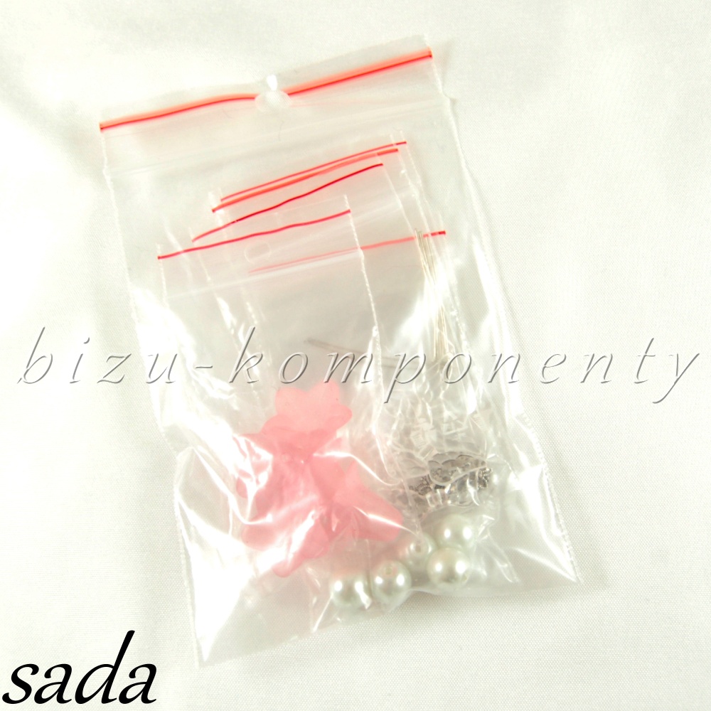 Sada na výrobu pěti menších růžových andílků