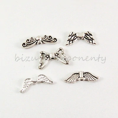 Sada na výrobu pěti menších bílých andílků (dvojitá sukýnka)