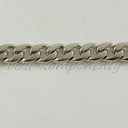 Plochý náramek, 20cm, ocel
