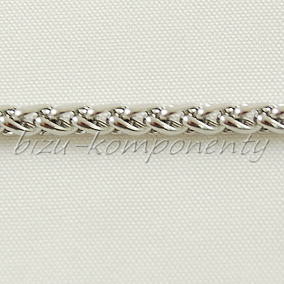 Spletený náramek, 21cm chirurgická ocel