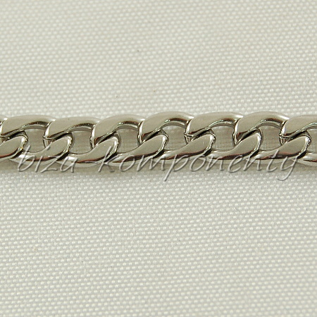 Plochý náramek , 21cm,  chirurgická ocel