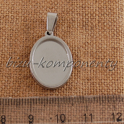 Masivní oválné lůžko 13x18mm, ocel