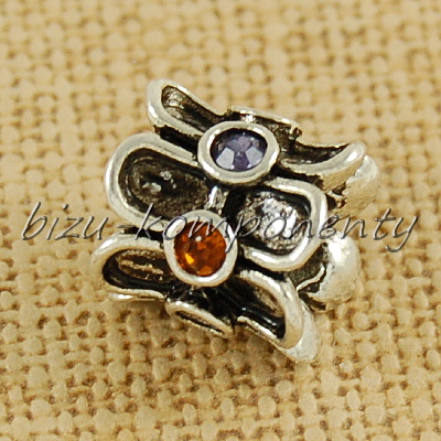 Kovový korálek bez šatonů k dotvoření