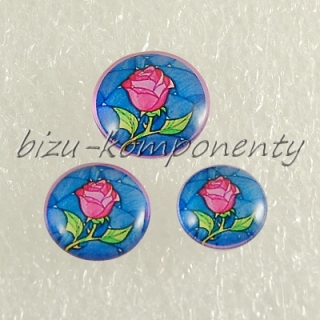 Kabošon růže, 16mm