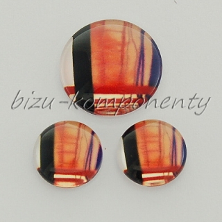 Skleněný kabošon okno 12mm