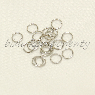 Jednoduchý spojovací kroužek z oceli - 5x1mm - 20ks
