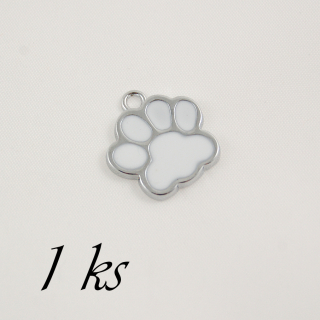 Bílá smaltovaná tlapka