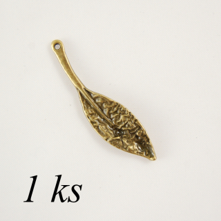 List květu lípy, bronzová barva