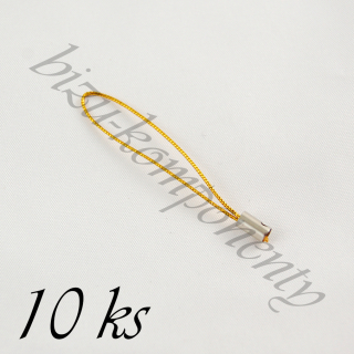 Poutko zlaté barvy - 10ks