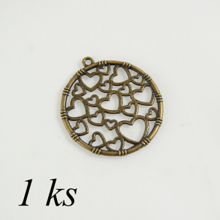 Kroužek plný srdíček