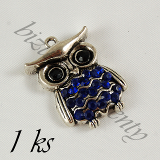 Tmavě modrá sovička Jůlinka