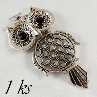 Obrovitánská sova s čirými šatony