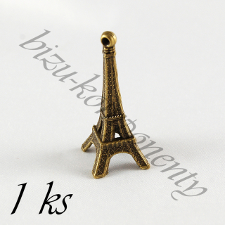 Velká 3D Eiffelovka, bronzová barva