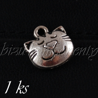 Spokojený kocour, stříbrná barva