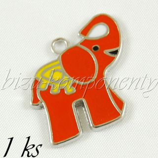 Cihlový smaltovaný slon