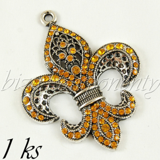 Velká lilie se žlutými šatony