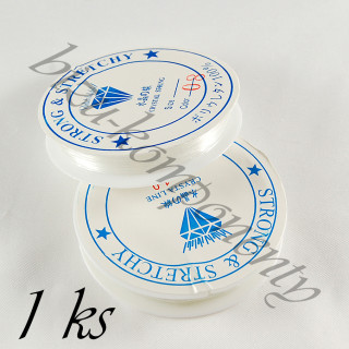 Bílá pruženka 1 mm 4.5 m