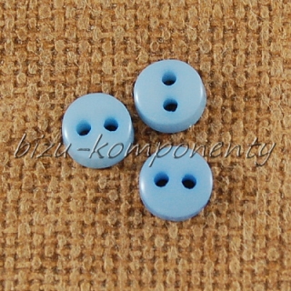 Světle oranžový knoflík 6 mm