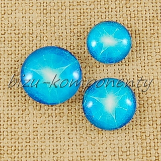 Skleněný kabošon světlo v bazénu, 16 mm