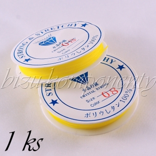 Žlutá pruženka 0,8mm 7m