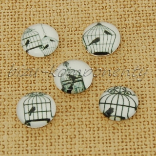 Pět párů ptáčků s klecí 10mm