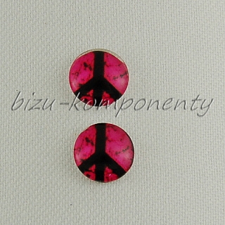 Kabošon peace, 12 mm