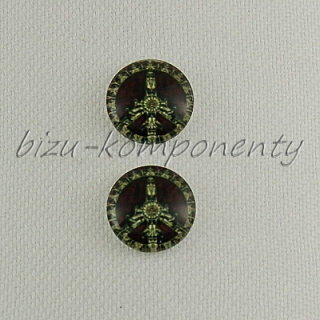 Kabošon peace, 12 mm