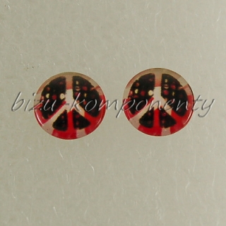 Kabošon peace, 12 mm