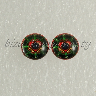 Kabošon srdce, 12mm