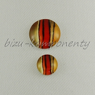 Kabošon pruhovaný, 18mm