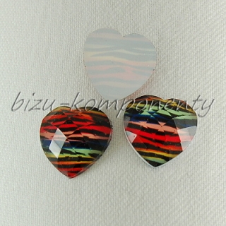 Kabošon srdce, 18x18mm