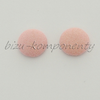 Látkový kabošon růžový 14mm