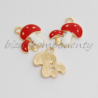 Smaltované muchomůrky červené